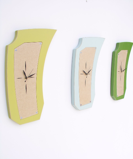 vento wall clock - modern, abstract wall clock