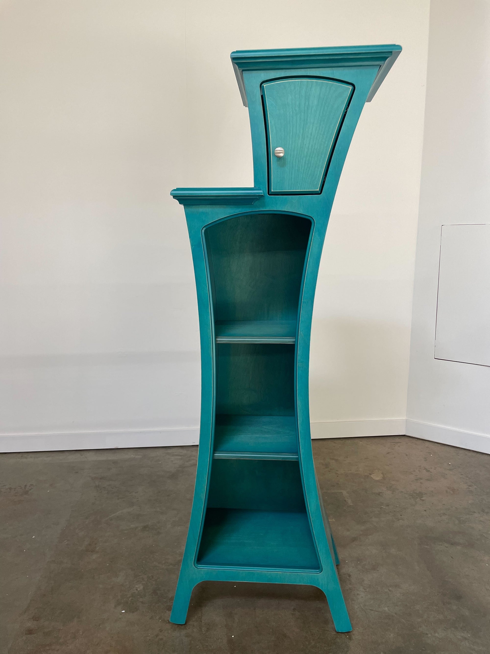 *SALE* - Cabinet No. 4 - Turquoise Stain