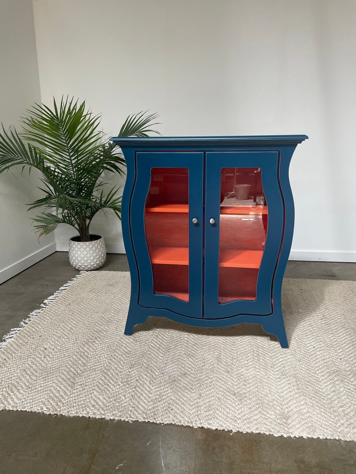 Bombay Cabinet No. 2 - Elegant Storage Cabinet with Glass Doors