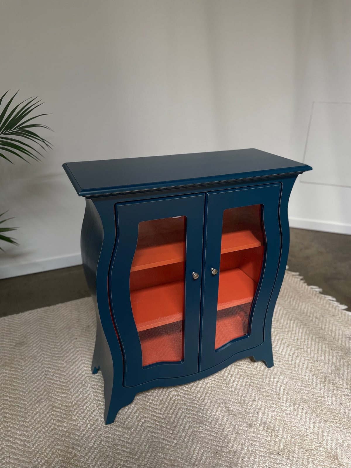 Bombay Cabinet No. 2 - Elegant Storage Cabinet with Glass Doors