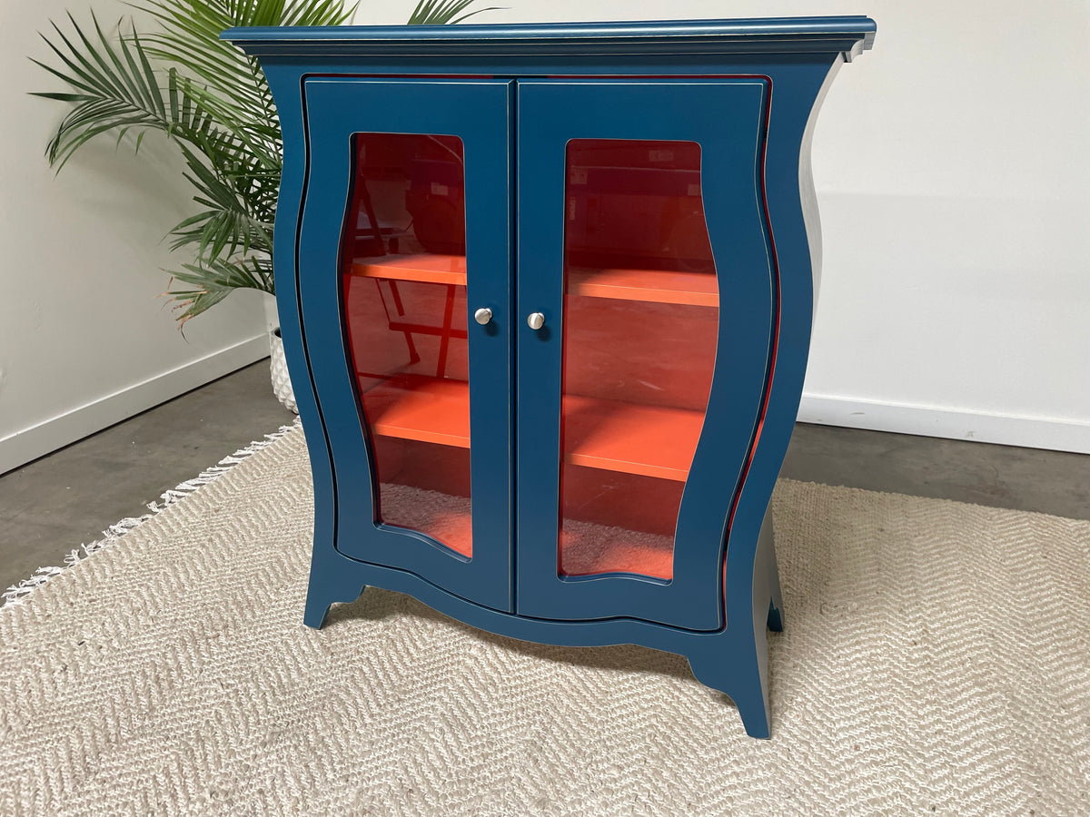 Bombay Cabinet No. 2 - Elegant Storage Cabinet with Glass Doors