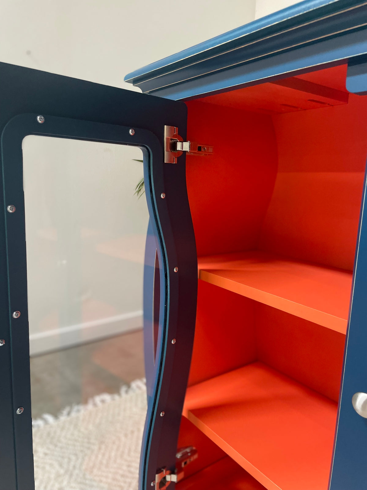 Bombay Cabinet No. 2 - Elegant Storage Cabinet with Glass Doors