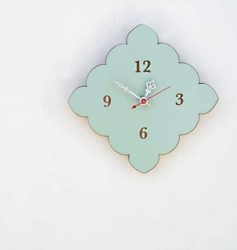 *SALE* - Tiny Scallop Clock - Multiple Colors Available