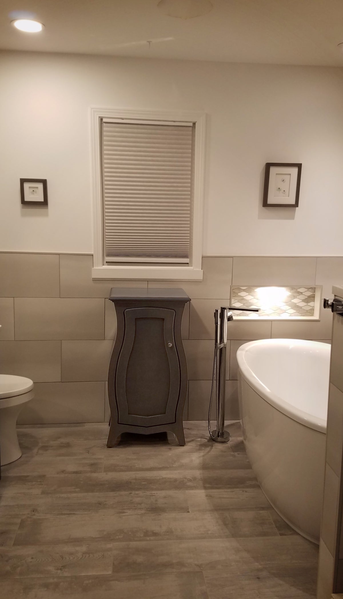 Bombay Cabinet - Curved Storage Cabinet with Door in the Color of Your Choice