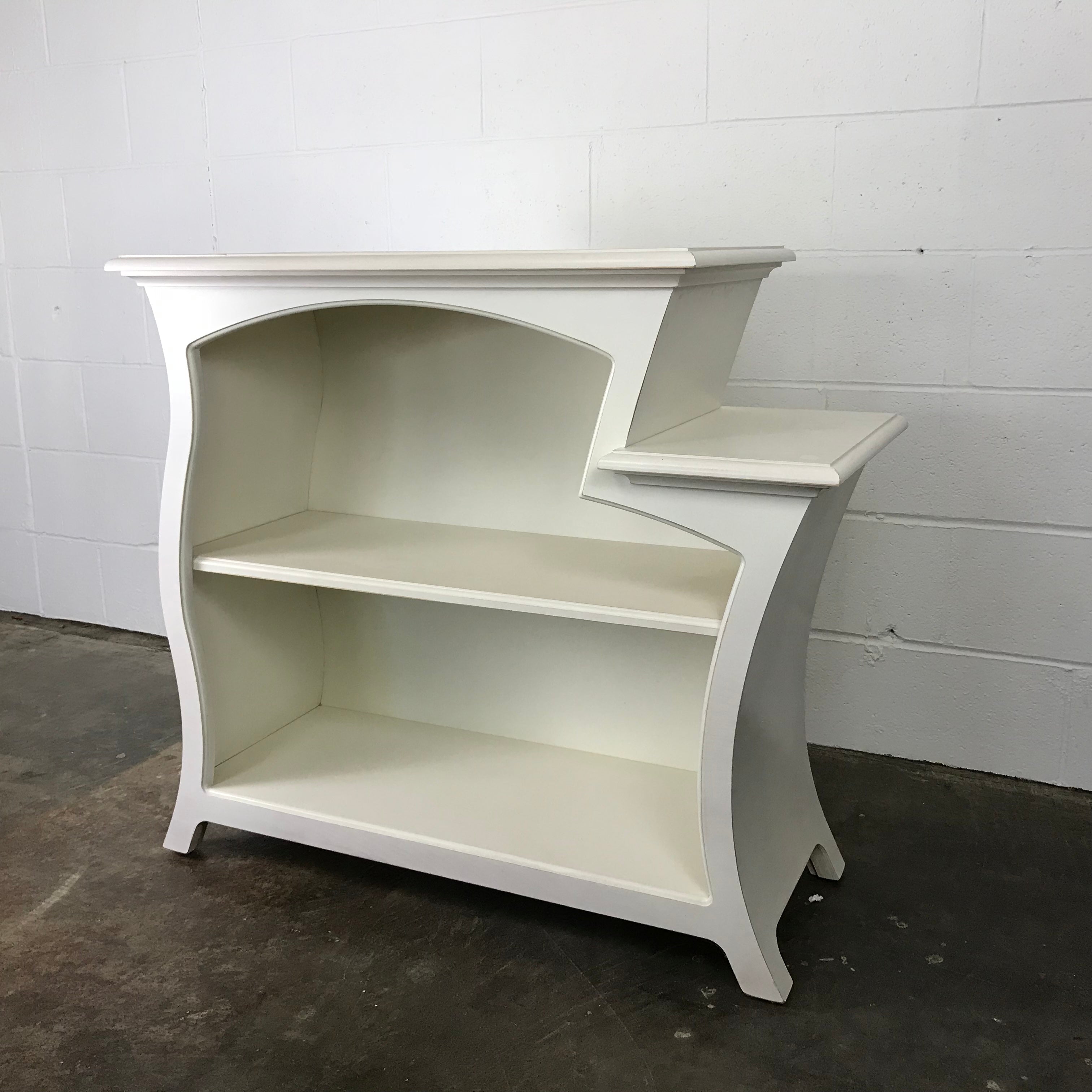 Bookcase No. 6 - Curved Accent Bookcase