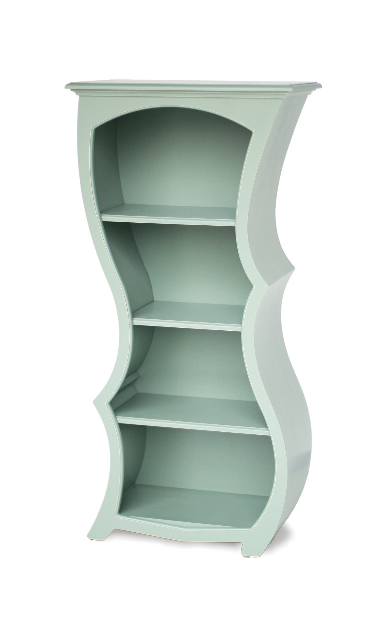 Bookcase No.9 in Vintage Blue Paint - Bookcase for Living Room