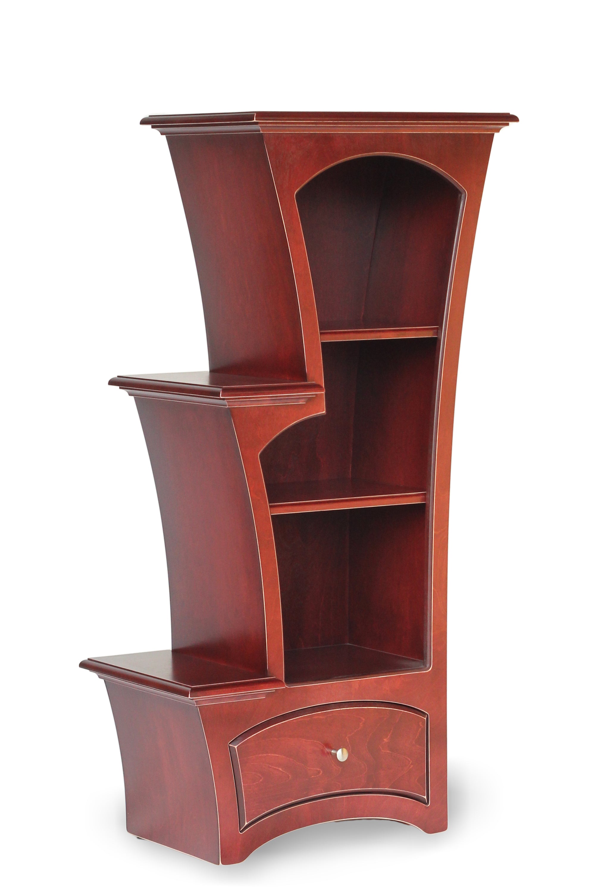 Bookcase No.7 in Redwood Stain by Dust Furniture