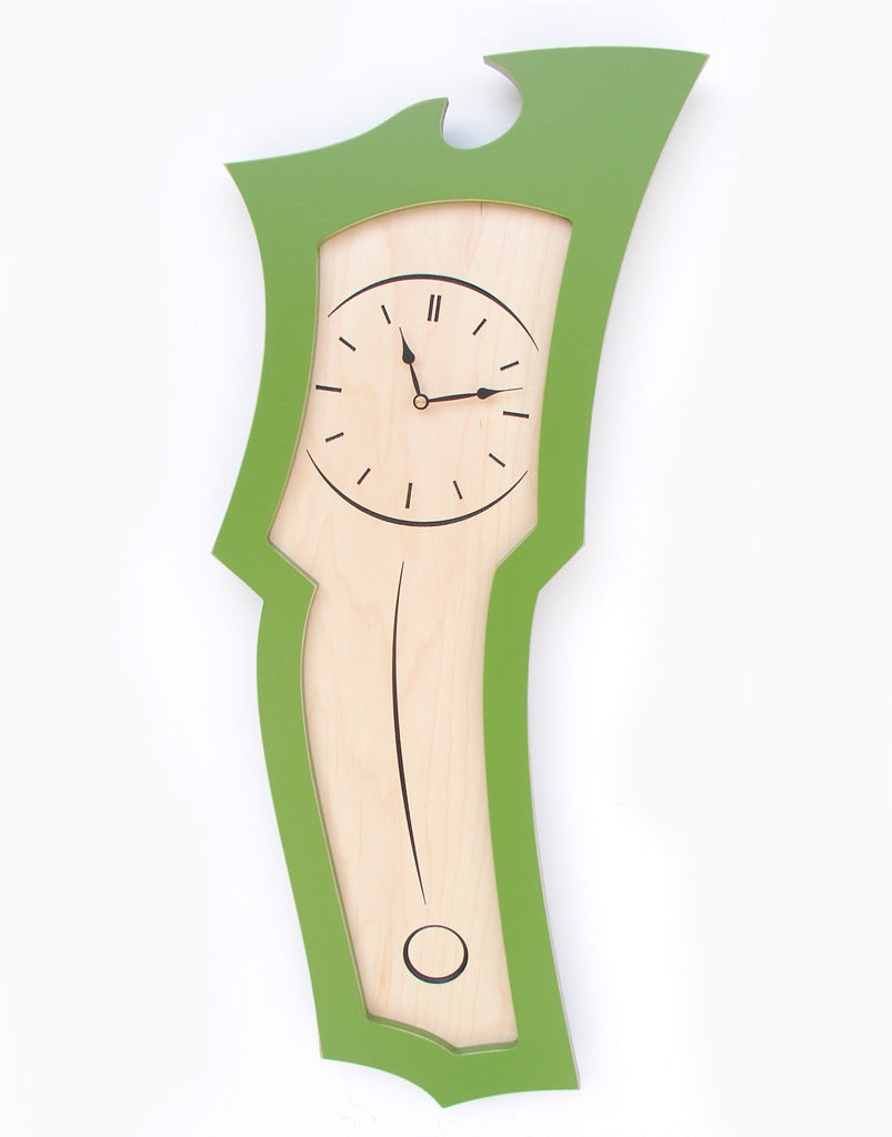 Clock No. 3 - Abstract Pendulum Wall Clock