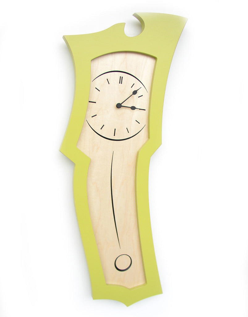 Clock No. 3 - Abstract Pendulum Wall Clock