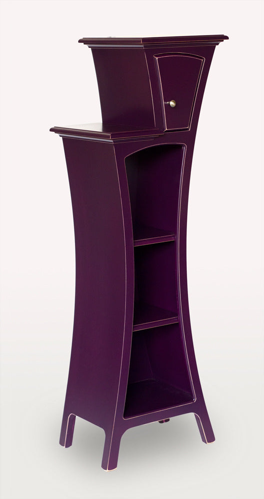 Dust Furniture Cabinet No.4 in Dark Violet Paint