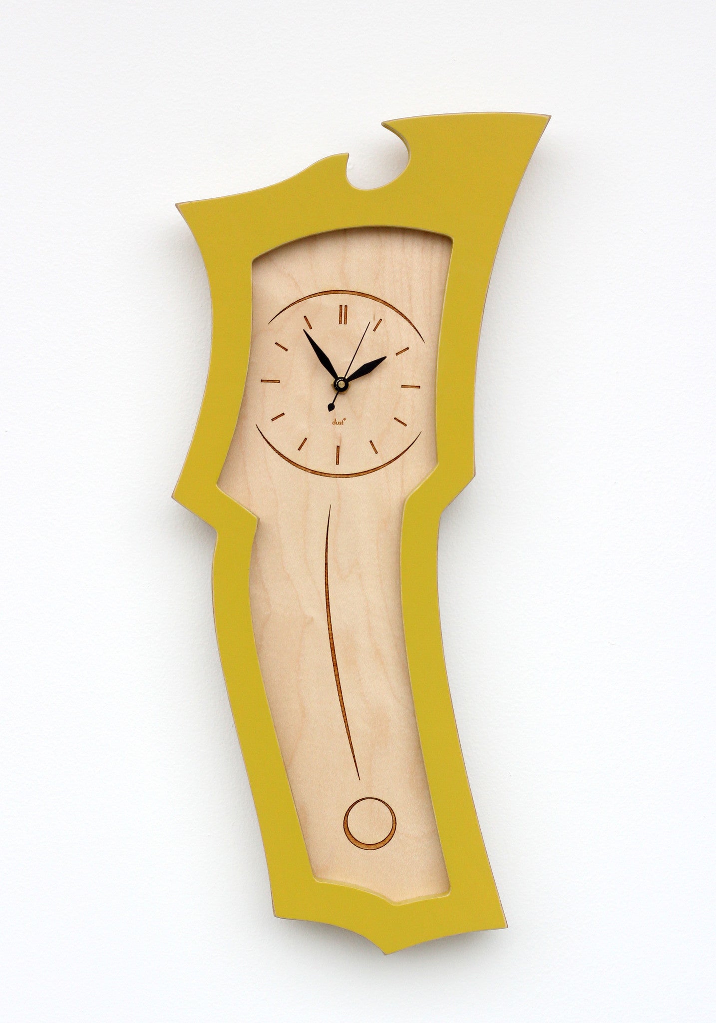 Abstract pendulum wall clock by Dust Furniture - Alice in Wonderland Furniture