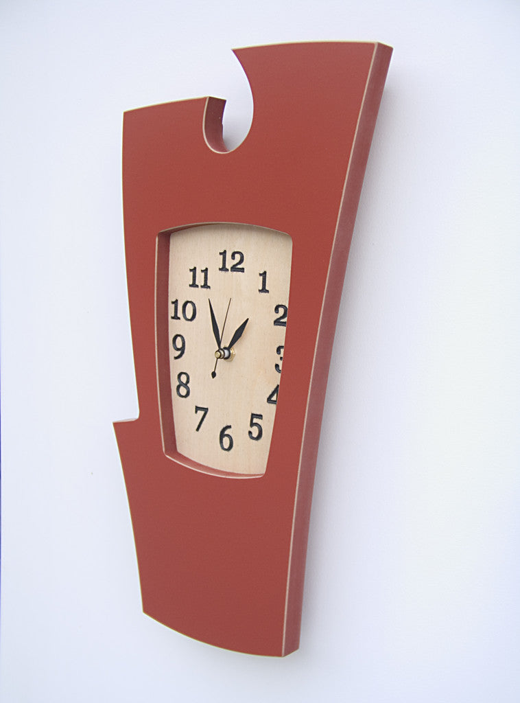 Abstract Wall Clock by Dust Furniture - for the kitchen, office, nursery, or living room