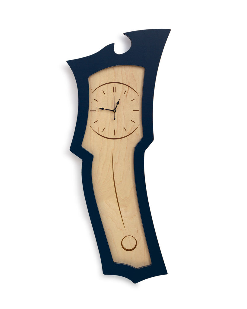 Clock No. 3 - Abstract Pendulum Wall Clock