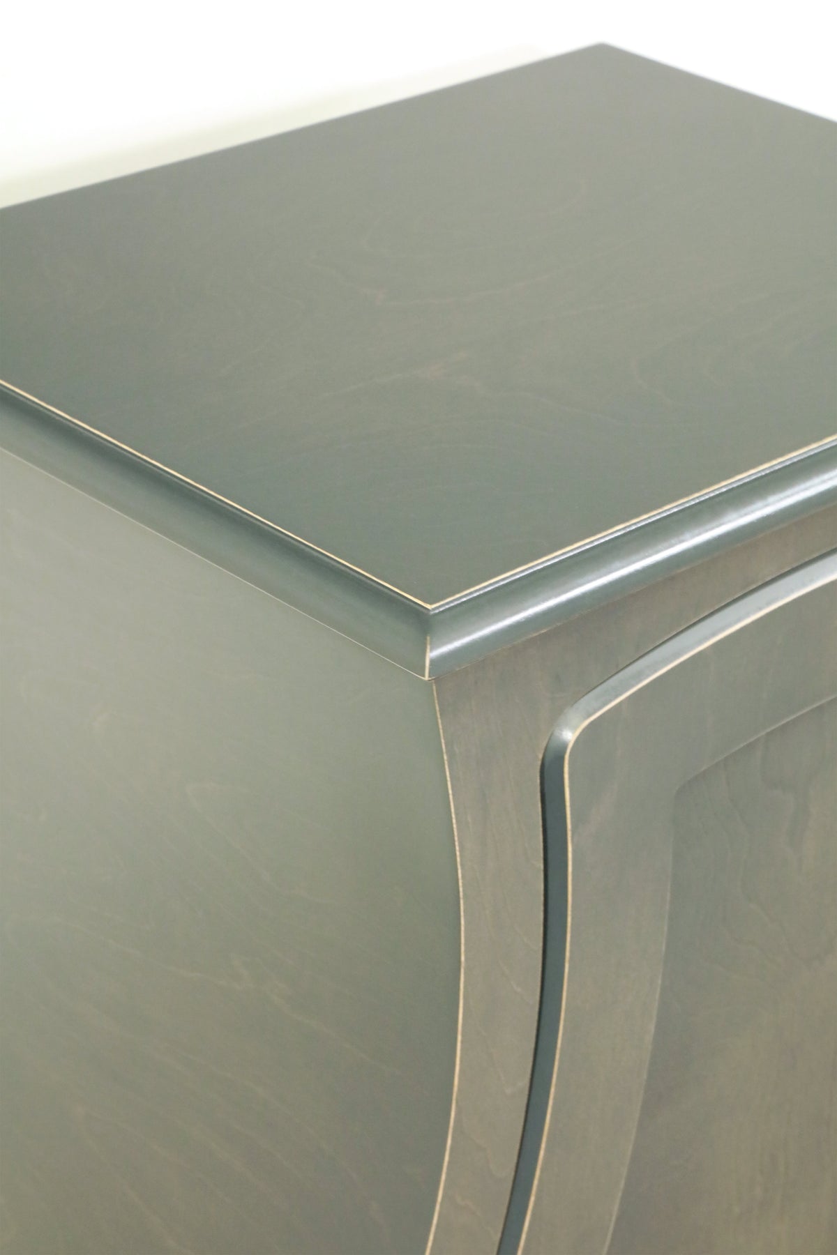 Bombay Cabinet - Curved Storage Cabinet with Door in the Color of Your Choice