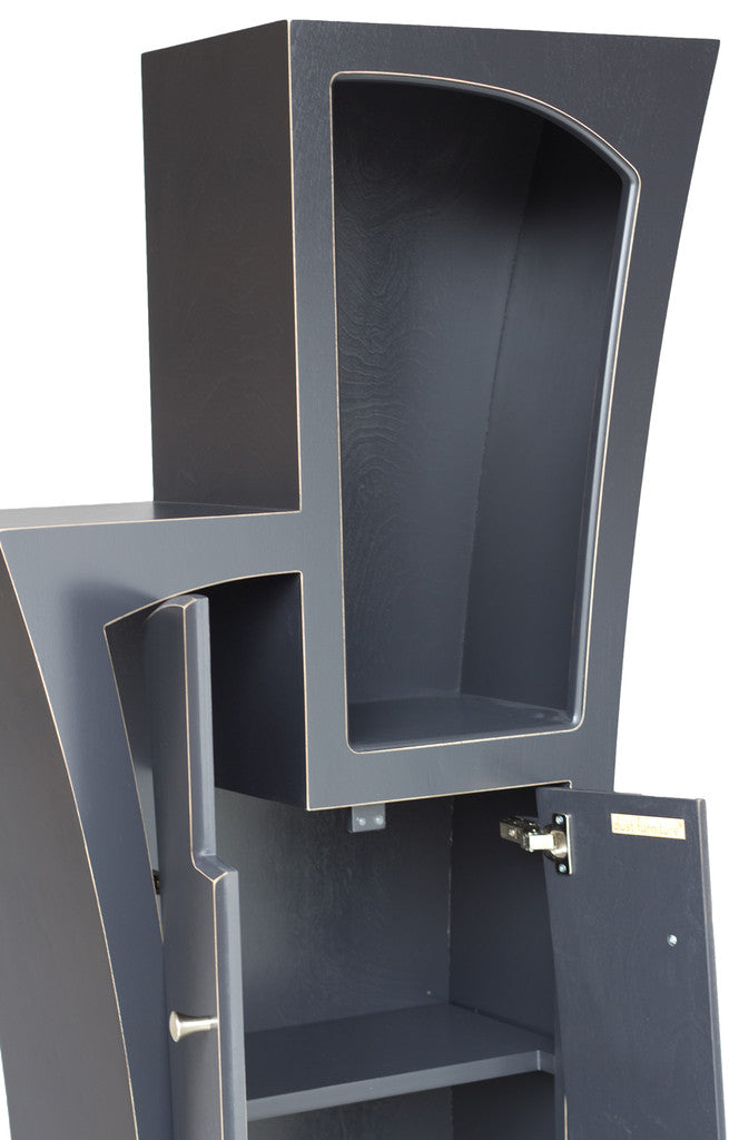 Cabinet No.6 closeup interior cabinet view by Dust Furniture*