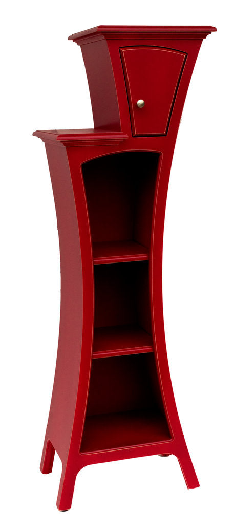 Poppy Red Display Cabinet for Kids Room
