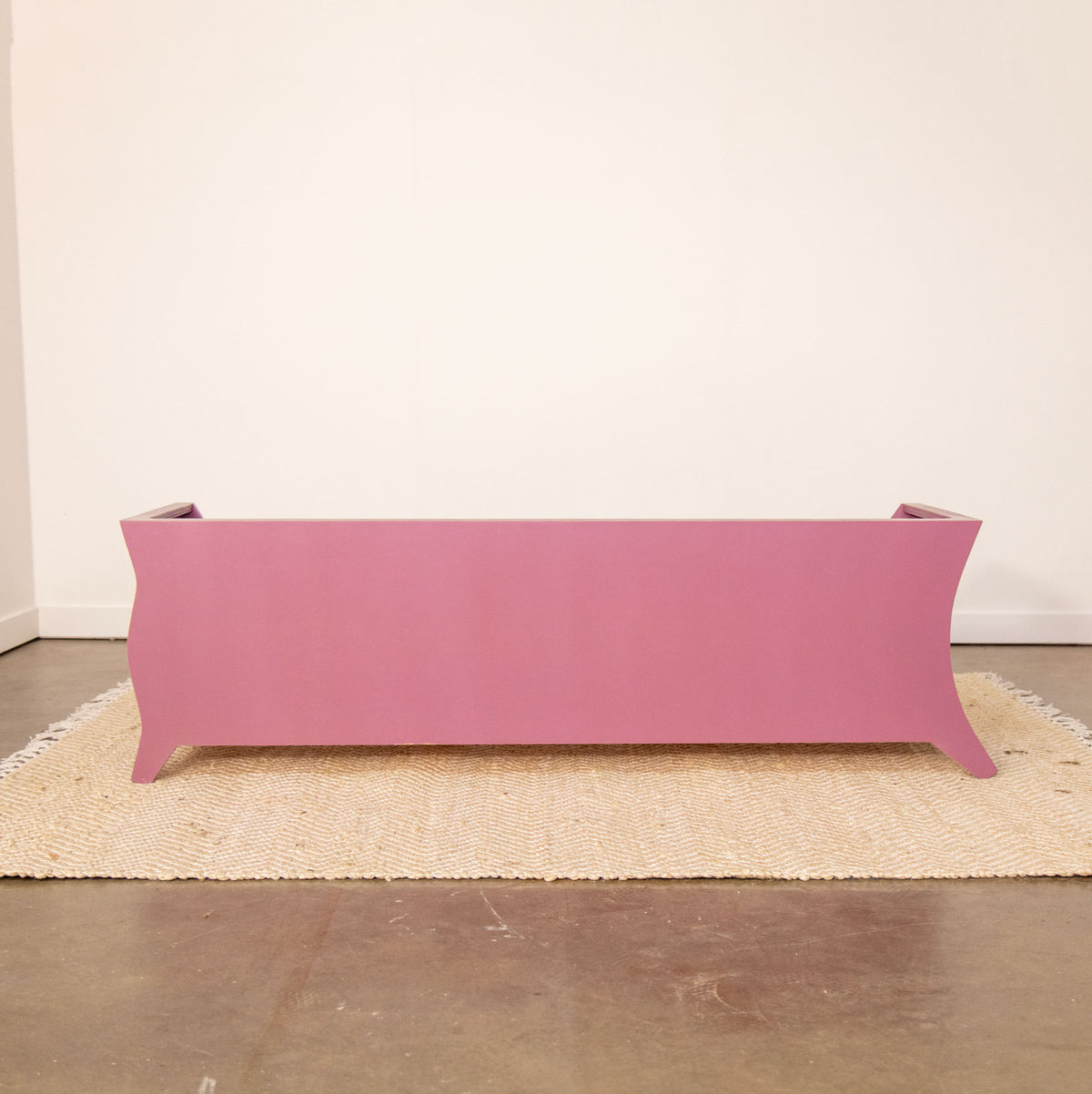 Entry Bench // Curved Chest - Bench with Shoe Storage