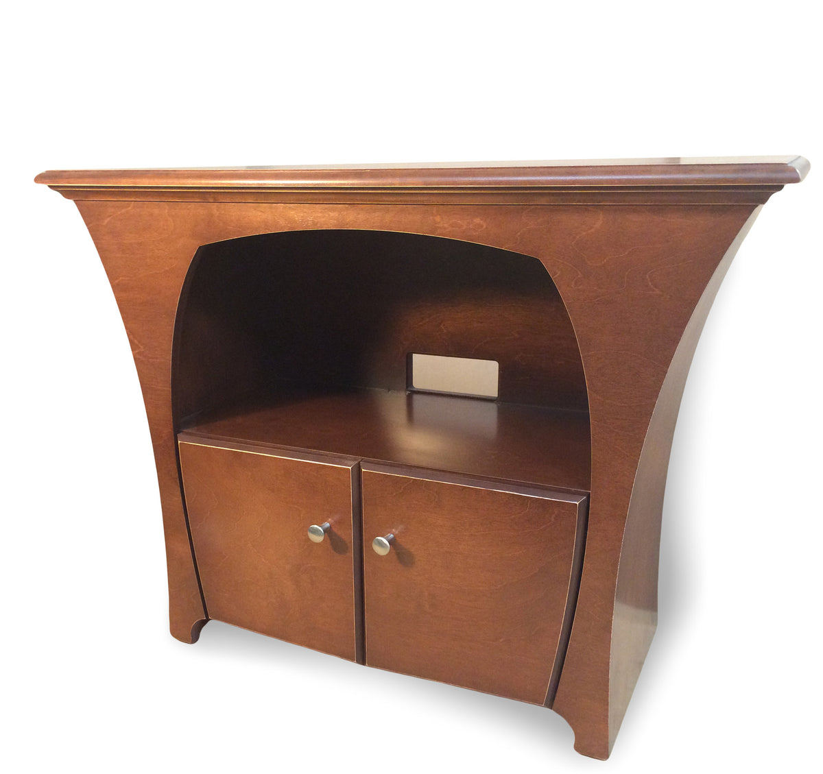 Media Console in Caramel Stain by Dust Furniture*